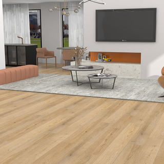 Waterproof 5Mm 6Mm 7Mm 8Mm Click Lock Spc Flooring Lvt Flooring Vinyl Plank Luxury Vinyl Flooring (Jasper Oak)