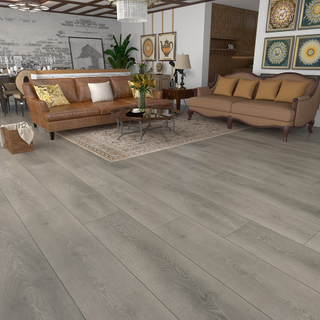 3.5-6Mm Thickness Waterproof Spc Flooring Plastic Spc Click Flooring for Wholesales (Asotin Oak)