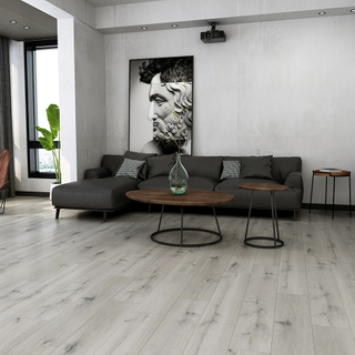 Scratch Resistant Hot-Sale Plastic LVT PVC SPC Click Vinyl Floor (Aqua Oak)