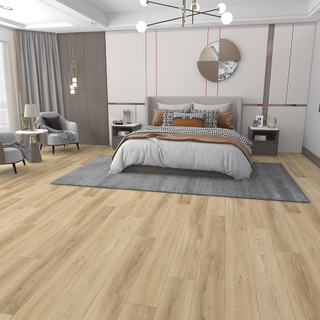 SPC Waterproof Click Plank Spc Flooring Vinyl Floor for Bedroom Floors (Massy Oak)