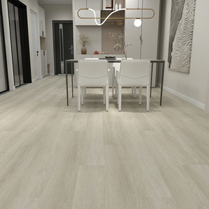 Safe And Environmentally Friendly Bedroom Plastic Flooring Waterproof SPC Click Vinyl Base Board Interlocking (Trail Oak)