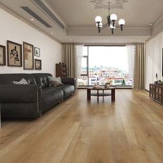 Stone Plastic Wood Floor 4mm 5mm Vinyl Planks Luxury SPC Flooring (Luten Oak)