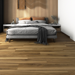 Waterproof Vinyl Flooring SPC Click Flooring Plastic Pisos SPC Click Vinyl Floor (Golden Meadow)