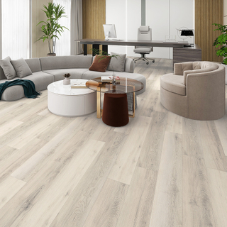 100% Waterproof Custom Vinyl Sticker Floor Squars 6mm Spc Flooring Floor Plastic Panels (Loenen Oak)