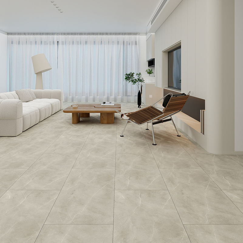 U-Groove Spc Flooring Rigid Pvc Flooring Spc Marble Vinyl Flooring (Button Oak)