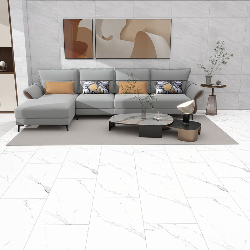 Sound Proof Waterproof Pvc Vinyl Flooring Stone Click Tiles And Marbles Spc Flooring (Warka Oak)
