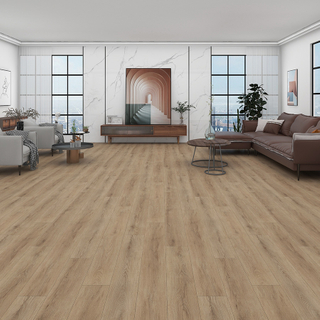 SPC Stone Plastic PVC Snap Lock Waterproof Wear-Resistant Composite Flooring for Home Renovation (Pello Oak)